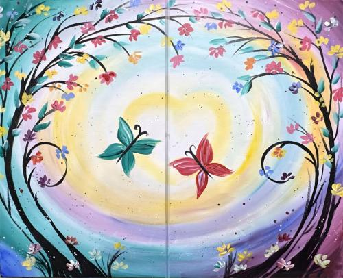 COUPLES magical-spring-painting