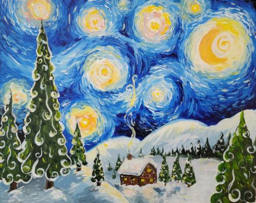 starry night winter